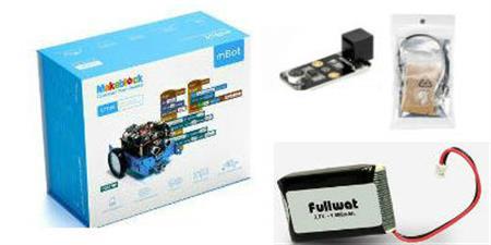Pack mBot 2.4G + led + ss + bat